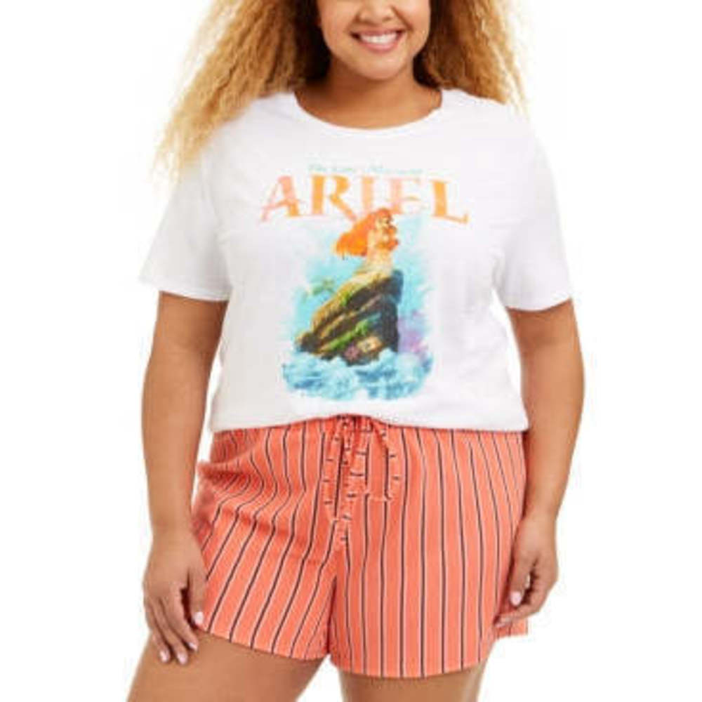 Trendy Plus Size Cotton Ariel Top - White - 2X